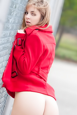 Lovely teen Aspen enjoys flashing in public