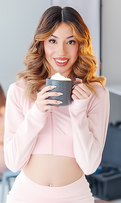 Camila Cream Unzips Her Top To Cover Her Cute Little Nips With Whipped Cream