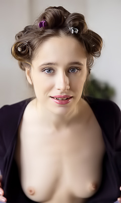 Lia Noel Her Hands Roam Over Her Silky Skin