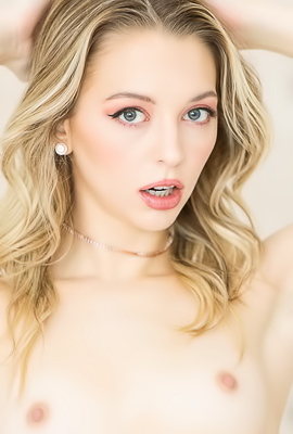 Lily Larimar gives intense blowjob with face fucking and deepthroating