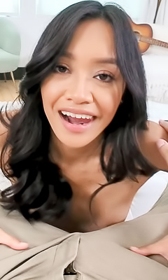 Jade Kimiko Dominates With Nude Guitar In Her Hands